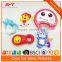 Lovely animal baby learning sway bell rattle baby rattle toy set