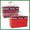 High quality folding picnic basket, picnic cooler bag, cooler basket