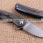 OEM Titanium alloy handle folding knife with D2 blade material