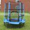 55 inch kid indoor bungee jumper trampoline with enclosure