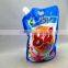 beverage spout bag with custom-printing