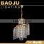 Guestroom Gold Hanging Acrylic Chandelier Light
