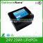 Deep cycle wheelchair lithium phosphate battery pack 24v 20ah