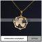 Handmade Crystal Star Pendant Jewelry Necklace/925 Sterling Silver Personalized
