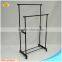 High Quality Cheap Metal Double Rail Garment Rack Made in China Shenzhen Manufacturer