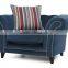 living room blue antique sofa