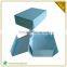2015 Custom Paper Gift Box With Transparent Window Ribbon Bowknot Green Cardbard