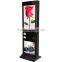37" HD Floor LCD Ad Signage With Printer