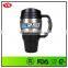 34oz insulated double wall stainless steel beer tumbler with handle