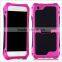 Luxury Aluminum Metal Frame Rubber Silicone Bumper Hard Case Cover for Xiaomi Mi4i for Samsung Galaxy Mega 6.3 for Sony