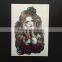 WX- 043 Custom Classic Beauty Temporary Black Tattoos/ Waterproof CMYK Tattoo Sticker/