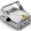 Sidiou Group Mini Red and Green Laser Stage Lighting Moving Party Stage Light Projector Stage Lighting Disco Show Laser (Silver)