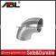 Safety Solid Stainless Steel Angle Adjusted Elbow SS304 SS316