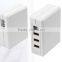 5V10A wall mount usb travel charger for mobile phone