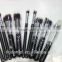 10pcs black makeup brush set,high-end luxury makeup brushes