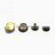 Black 10mm Metal Spring Snap Button
