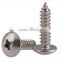 din968 self tapping screw/cross pan head self tapping/stainless steel din968