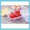 4 pcs Food Containers Plastic Storage Containers Boxes