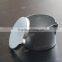 Empty aluminum round tin with customized size and logo