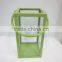 Square Metal Lantern With Clear Glass Piece
