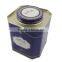 square packaging tea tin box