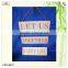 custom design popular hanging string mdf material door plate