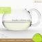 2014 Unique New Design Borosilicate 450Ml Glass Teapot