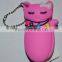 Funny Nail clippers with animal silicone holder gift atcher