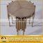 Italy round coffee table with MDF pu cover top hotel furniture