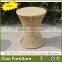 Balcony furniture coffee shop beige table set