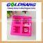 4 square silicone handmake soap mold &cake mold