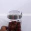 6oz Clear Sqaure Glass Spice Jars with Metal Screw Top Lid for Packaging