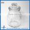fat classically mordern glass canning jars with glass rubber cap