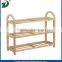 Bamboo shoe rack