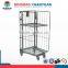 Storage sided roll trolley logistics container pallet 3 Sided A-Frame Nestable Roll Cage rolling metal storage cage