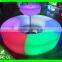 2017 Newest standard modern fashion beautiful 16 colors plastic LED beach bench