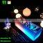 LED ice bucket / plastic beer bucket/indoor plastic lighting decoration with led cube table
