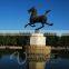 Large Outdoor Copper Sculptures Metal Bronze Horse Fountain