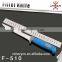 6 Inch Fishing Knife,TPR+PP Plastic Handle Fishing Tackle With PP Sheath