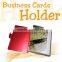 Aluminum Business Name Credit ID Card Case Holder