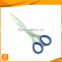 Whole stainless steel office scissors with soft rubber handle