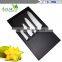 High-grade wooden box ceramic knife set Pure white ABS handle ceramic knife three-piece suit