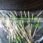 Natural Bamboo Skewers Sticks BBQ Barbeque Fruit Kabob With kinds of shaped decoration