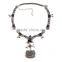Vintage Ethnic Long Chain Silver Sweater Necklace Jewelry ,big Brand Jewelry