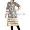 Pure Cotton Printed Styles Long Kurtis/fancy kurti