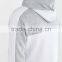 New designer blank hoodie grey and white hoodie side zip