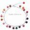 diy Tourmaline stone beads anklets handmade chip semi precious stone anklets bracelets for women foot jewelry