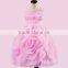 Hot Sale Little Girl Flower Shape Party Dress Lace Princess Kids Dress One Piece Prom Dress With Low MOQ