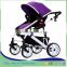China baby stroller manufacturer 2017 new design high landscape and easy foldable baby pram /Baby Stroller 3 in 1