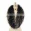 Myfur Luxury Royal Blue Raccoon Back Fur Thick Part Fur Collar Wholesale